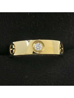 Cartier Love Ring Half Diamond